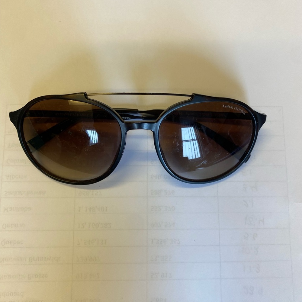 Armani Exchange Black Sunglasses